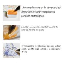 10/20 colores 1ML Pigmento mineral perlado sólido de estilo Dunhuang Acuarela DIY Coloración de arcilla Esmalte de uñas Pegamento goteo Ilustración de estilo antiguo, Pintura de acuarela, Caligrafía con pluma fuente, Vuelta al colegio, Útiles escolares