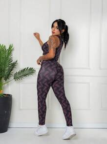 Women Two-Piece Outfits - 鏽棕色 - 查看 4
