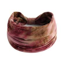 1pc New Bohemian Style Headband, Women's Tie-Dye Printed Broadside Knotted Sports Hairband, Elastic Headwrap Hair Accessories For Women And Girls,Turban Headband Fall Winter Hair Band For Vacation Outfits Woman
