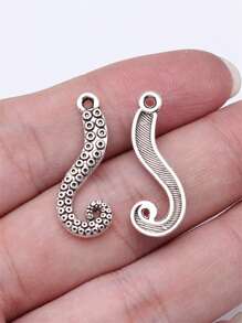 20入組26x10mm章魚腿吊墜，適用於手工珠寶製作DIY女式手鍊項鍊製作 - 章魚腿 - 查看 9