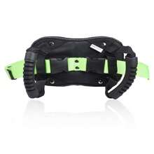 CHCYCLE Motorcycle Passenger Handles,Rear Seat Passenger Safety Belts,Motorboat Harnesses Pillion Rider Grips Grab Handle System,Motorcycle Grip Kidney Belts - Green - View 2