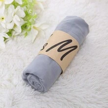 1 Stück Damen Einfarbiger Schal Sommer Pashmina Schals und Tücher Lange Weiche Weibliche Muslimische Hijab Stolen Kopftücher