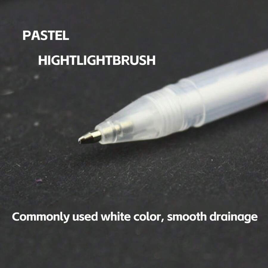 Highlight White Pen For Art Student And Comic Drawing, DIY Hand Drawing