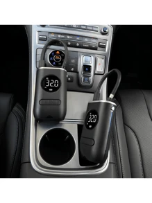 Bomba de Ar Inteligente Bomba de Ar Portátil - Cinza - Visão 2