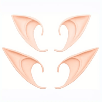 Cosplay Fairy Pixie Elf Ears - Soft Pointed Tips Anime Party Dress Up Costume Masquerade Accessories For Party,1 Pair/ 2 Pairs/4pcs Halloween