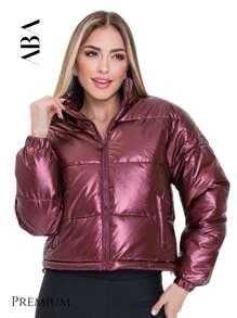 Women Jackets - 紫紅色 - 查看 1