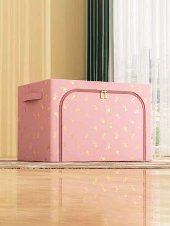 1 件原创花卉设计折叠式储物盒，随机拉链开合大容量布质储物盒，适用于衣柜、客厅、零食储物装饰装饰节日装饰房间装饰家居装饰卧室装饰连衣裙裤子鞋子牛仔裤靴子裙子卧室、收纳盒、收纳盒、家居储物、女式白色 T 恤、女式黑色裤子、女士冬装、连衣裙、女士冬装、优雅女装、女士白衬衫、长袖、女士白色连体裤、女士春装、女士春装、春季、春装、极简主义、夏季上衣