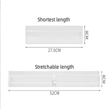 1/2/3pcs Drawer Separator Adjustable Combination Storage Divider Organizers For Kitchen, Office, Living Room, Bedroom - Transparent  Decorations   Autumn Decor Festival Decor Room Decor Home Decor Fall Decor Bedroom Decor