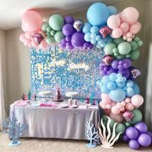 闪光墙背景彩虹银色亮片背景 1 片 30*30 厘米闪亮背景适用于生日周年纪念婚礼订婚装饰最佳礼物 - 30*30cm - 查看 7