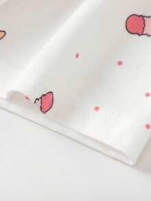 Balabala 女童短袖 女童 T 恤 婴儿服装 2024 年夏季流行款 - 白色 - 查看 5