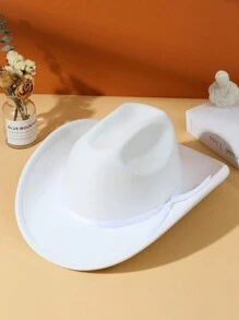 1 szt. Męski pasek dekoracyjny Boho Cowgirl Hat Jazz Panama Sun Hat Miękki filcowy kapelusz plażowy Kapelusz kowbojski Kapelusz Fedora na zewnątrz
