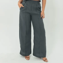 Women Pants - Xám - Xem 3