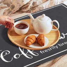1PC Coffee Mat Dish Drying Mat CoffeeBar Mat For Countertop, Hide Stain AbsorbentSpill Mat, Rubber Backing, Coffee BarAccessories Fit Coffee Machine, Coffee MakerCoffeemat (Dark Gray)