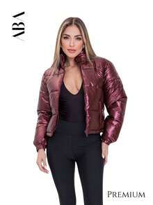 Women Jackets - 紫紅色 - 查看 2