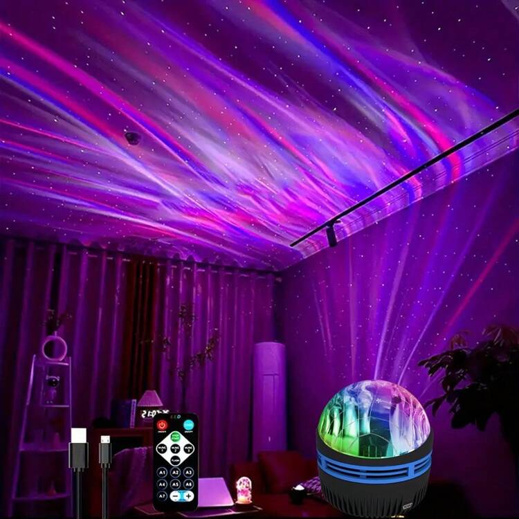リモコン式星空ライト音声制御 月?雲星空ライト 360° 磁力ベース USB0 Amazon.co.jp : ZEAKOC リモコン式 オーロラスタープロジェクター
