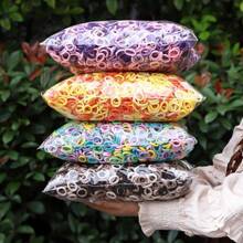 100 条高弹力时尚多色发带适合女士日常使用马尾辫发绳 - 款式 - 查看 8