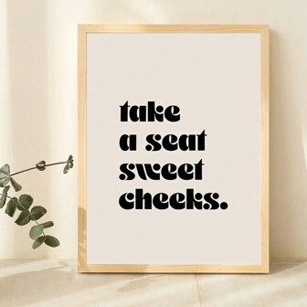 1 件装墙饰客厅帆布墙画卧室简约抽象壁画房间墙壁装饰厨房抽象版画办公室墙壁画浴室家居装饰可选画框