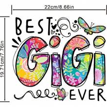 Newest Beautiful Flowers With Letters Slogan Designs DIY IIron On Patches Applique On Clothes T-Shirts Jackets Jeans Washable Heat Transfers Sticker For Clothing Applique - Multicolor - View 3