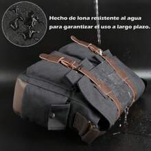 Portafolios para Hombre 15.6 Pulgadas Impermeable,Bolsa mensajero hombrem,Maletin Laptop de Lona,Maletin ejecutivo hombre con Bandolera Ajustable