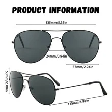 1PC Kính thời trang trẻ em cổ điển, Kính thời trang phủ màu, Kính thời trang trẻ em nhiều màu, Kính trẻ em, Lý tưởng làm quà tặng trẻ em - Bạc - Xem 8