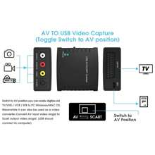 Tarjeta de captura de vídeo Digitnow!Grabber, transfiere formato Hi8 VHS a DVD, Scart a USB, grabadora de audio y vídeo para Windows 7, 8, 10, 11, convertidor analógico a digital