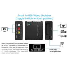 Tarjeta de captura de vídeo Digitnow!Grabber, transfiere formato Hi8 VHS a DVD, Scart a USB, grabadora de audio y vídeo para Windows 7, 8, 10, 11, convertidor analógico a digital