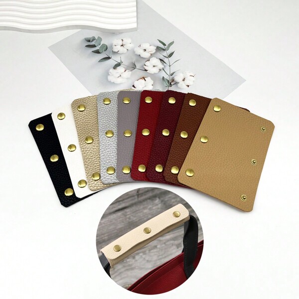 غطاء حماية مقبض الأمتعة المصنوع من جلد PU يمنع العرقلة، غطاء قابل للفصل لمقابض الحقائب وأشنة اليد