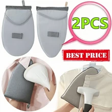 2pcs Home Washable Ironing Board Mini Anti-Scald Iron Pad Cover Gloves Heat-Resistant Stain Garment Steamer Accessories For Clothes Laundry Handheld Conditioner Helper Home Washing Machine Accessories