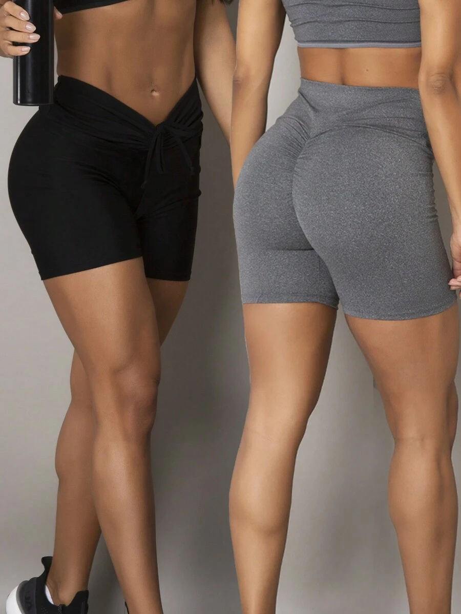 CR FITNESS Women Sports Shorts - Multicolor - View 1