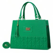 Women Shoulder Bags - 綠色 - 查看 2