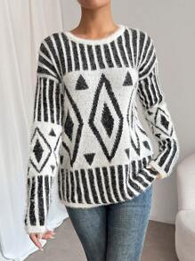 Women Sweaters - 白色 - 查看 4