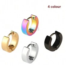 Women Hoop Earrings - Bạc - Xem 5