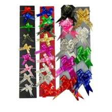 100 Laço Fácil Mágico Para Presente - P - M - G / Diversas Cores - 3 Tamanhos / Várias Cores