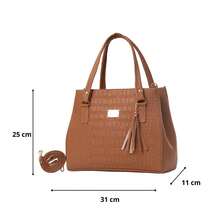 Women Shoulder Bags - 駝色 - 查看 3