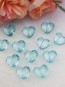 20件20mm*16mm愛心珠子手形手工珠簾門簾，亞克力仿水晶手鍊散珠亞克力門簾項鏈穿線珠散珠透明亞克力珠DIY手工繩鍊穿珠手工珠飾材料配件手鍊混合顏色 - 20mm - 查看 12