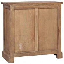 Side Cabinet Storage Cabinet 23.6"X11.8"X23.6" Solid Teak