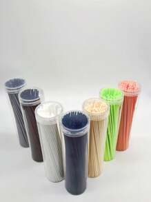 100 Pieces In A Can Of Aromatherapy Sticks, Diffuser Sticks In Various Colors, Easy To Take, Moisture-Proof, Beautiful, Fragrance-Spreading Decoration - Multicolor - View 4