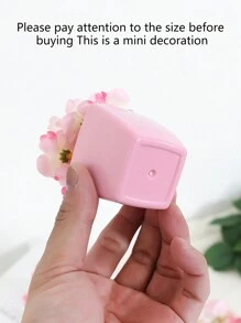 5 chậu hoa hồng và hoa cúc nhân tạo mini màu hồng, thích hợp trang trí tiệc cưới, nhà ở, nhà hàng, trang trí bàn làm việc văn phòng, ngày lễ tình nhân, quà tặng sinh nhật, tốt nghiệp, trang trí mùa thu, trang trí nhà mùa thu, trang trí phòng học trở lại, đồ dùng học tập, cây giả - Hồng - Xem 6