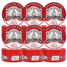 6 Cera Modeladora Club Barba Efeito Teia 150g - Biotchelly - Vermelho - Visão 1