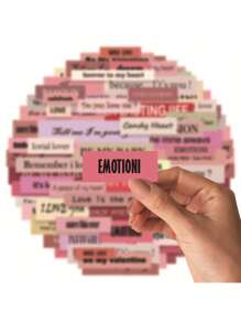 3 Stücke romantische Valentinstagstext Aufkleber, geeignet für Paare Geschenkverpackung, Kartenherstellung und andere Anlässe, um eine warme Atmosphäre zu schaffen. Geeignet für Fotoalben, Tagebücher, Tassen, Laptops, Mobiltelefone, Scrapbooks