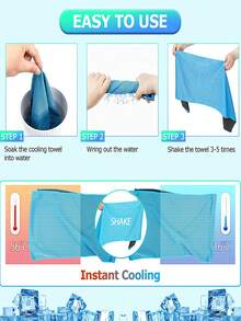 1入組涼感運動毛巾快干冰涼毛巾，適用於瑜伽、運動、健身、露營、戶外 - 綠色 - 查看 5