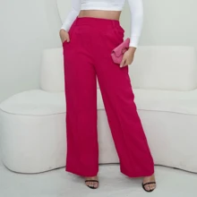 Women Pants - Màu Hồng Tươi - Xem 4