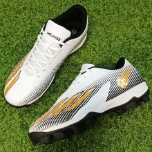 Ngôi sao trên sân! Giày thể thao chuyên nghiệp dành cho bóng chày và bóng bầu dục để thi đấu, giày AG chống trượt, thoáng khí và thoải mái, thích hợp cho thanh thiếu niên và người lớn" Giày đồng đội! - trắng - Xem 6