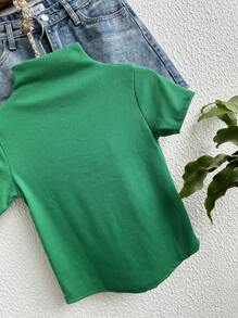 Women T-Shirts - 綠色 - 查看 2