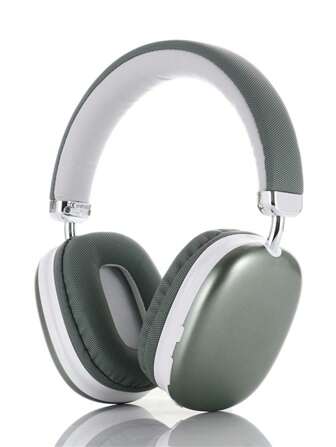 Trådlösa Bluetooth-hörlurar med mikrofon, vikbara och bärbara, hi-fi-stereo, öronkåpor i minnesskum