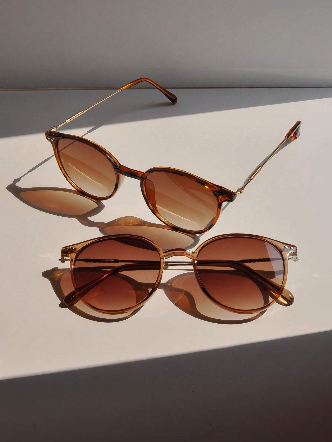 Lunettes De Soleil Pilote Vintage - France