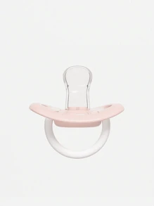 單個矽膠安撫奶嘴，無需奶嘴鏈舒緩寶寶 - 粉色 - 查看 5