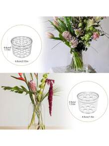 1 cái - Giá đỡ cành hoa xoắn ốc Ikebana trong suốt Giá đỡ cành hoa xoắn ốc, Dụng cụ định hình hoa, Giá đỡ cành hoa xoắn ốc Gracehomee, Giá đỡ bó hoa - trong suốt - Xem 7