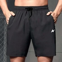 Boyfriend Style Men Summer Quick-Dry, Breathable, Ice Silk Running, Fitness, Athletics, Badminton Training Sports Shorts