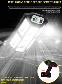 1 pieza Lámpara solar de pared con sensor de movimiento de 43 LED, resistente al agua con IP65 y 3 modos de iluminación para jardín exterior, , calle, patio, entrada de vehículos y patio